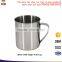 OEM Classical Design 300 ML Stainless Steel Mug Cup With Round Rim