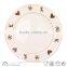 Ceramic christmas plate with holiday design