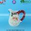Christmas Decoration Ceramic Milk Cup, Santa Claus Flower Vase