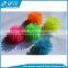 Wholesale lovely 2 inches TPR light up small hairy ball toy for children and capsule