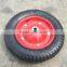 air wheel 14x4 tool cart ues wheels rubber wheel 4.00-8 with steel rim