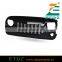 Eagle Eye Matte Front Hood Grill Grille Grid for 07-16 Jeep Wrangler