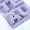 Heat resistant chocolate mould silicone letter GATEAU shape cake mould