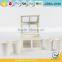 Set of 4 Unique Galvanized Iron Powder Coating Cheap Flower Little Plant Pots Small Garden Planters