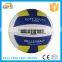 high quality official size and weight soft pu bouncy volleyball in match