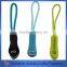 2016 customized hard soft plastic rubber slider luggage zipper puller