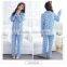 Pure cotton leisurewear suit long-sleeve plus-size pajamas sets women in the spring