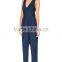 2017 ladies custom jean jumpsuit denim jumpsuit