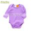 Fall Plain Long Sleeve Baby Clothes Printed White Baby Rompers