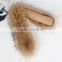 BBG-H-10 Wholesale real fur hood trim / detachable raccoon fur collar