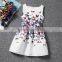 2015 New Design Ruffle Chiffon Flower Girl Dress