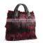 Factory directly supply Luxury fashion Ladies Handbags real Fox Fur Bag