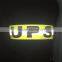 fluorescent yellow reflective elastic arm band for sports