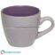 7oz Personalized two-tone dark color interior light color exterior ceramic espresso coffee mug