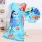 China manufacture reactive printing velour beach towel one sided cotton terry