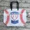 Wholesale canvas baseball or softball tote sport bags for women