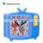 Top Sale Custom Cute TV Shape KIds Alarm Clock