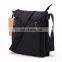 Fashion Shoulder Bag Nylon Messenger Bag Black Multi-pocket Crossbody Bag Small Zipper Bag