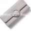 Fashion Decorative Metal Ring Package Woman Wallet Long Solid Simple HASP Womens Purse PU Leather Brand Women Wallet Coin Pocket