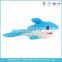 Blue ocean stuffed shark animal sea world plush toys