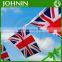 top quality 75D polyester promotion rectangle all country flag bunting