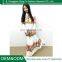 New Design Beach Dress Sexy Casual Dress White Printing Beautiful Holiday Dress