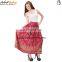 100% Cotton Women Maxi Party Skirt Embrodeiry Wholesale Indian long skirts women Boho dress pants