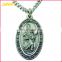 Customized Archangel Saint St Michael with Prayer Protection catholic saint Medal