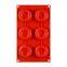 Free Sample Food Grade Heat resistant Nontoxic Silicone Mousse Cake Friandises Pudding Baking Mold Tool