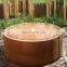 Corten Steel Round Sculpture Water Fountain For Garden