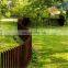 Outdoor garden metal fencing corten steel fence