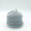 Net bag packing bulk wholesale cheap kitchen cleaning galvanized silver mesh scourer