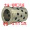 Bronze self-lubricating oilless bushing, copper alloy graphite inlaid solid lubrication, high temperature oil free bearing.