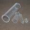 clear fire polished heat resistant long quart tube