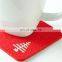 Hot selling custom logo printing cotton drink coasters cold cup felt coaster holder