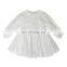 6751/Solid china manufacturer sweet fashionable dress for baby girl princess elegant girls clothing