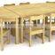Kindergarten wood table/school furniture/children's study table and chair