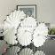 Custom royal style restaurant decor three-tier cake fruit stand silver-plated ceramic dining table decoration