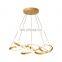Nordic restaurant chandelier post modern minimalist living room lamps light luxury creative flower-shaped art office chandelier