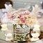 round/rectangle mirror candle plate for table decoration
