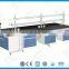 Epoxy resin top heavy duty lab bench with reagent shelf on sale