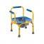 Shower commode wheelchair/baby bath chair/commode chair toilet