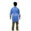 Customized Breathable waterproof long sleeves  Personal medical reusable Isolation lab protective coat Price List