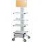 Hot selling Medical Syringe Pump Trolley Aluminum and ABS Trolley for Hospital