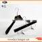 customize high-end mens wooden pant hanger