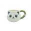 custom design cute animal print made printing creative panda 3d ceramic coffee water mug