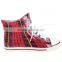 Cloth shoe style girls lace up rain boots flat ankle rain boots