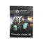 Custom printing with Logo stand up Clothing plastic Bags slider zipper bags
