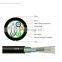 New Black 8 Core Outdoor Armored Aerial Duct Armored 6 Core Fiber Optic Cable