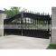 Decorative wrought iron sliding main gates design